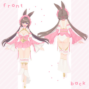 オリジナル3Dモデル「 NERU_NENE ネルネネ 」 缩略图 2