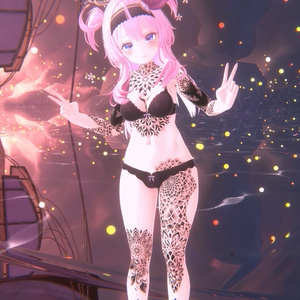 Tattoos and Eye Selestia  目/ 入れ墨 *テクスチャ 「セレスティア」 缩略图 4