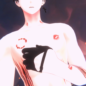 Daddy Minase Scars/Eye Texture テクスチャ  傷跡  「水瀬」