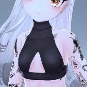 Simple Tattoos Rindo 入れ墨 *テクスチャ* モデル「竜胆」 / HD 缩略图 3