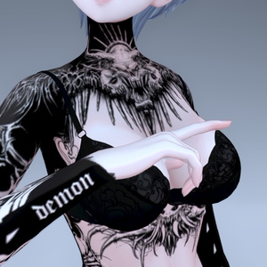 Shinra Demon Tattoos 入れ墨 *テクスチャ* モデル「森羅」/HD 缩略图 6