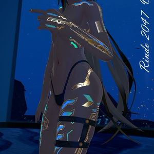 Rurik2047 & Rindo2047 Gold Cyberpunk. テクスチャ 金「舞夜」HD 缩略图 8