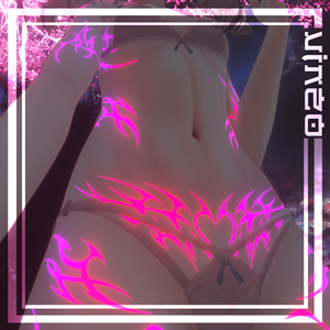 Manuka 「マヌカ」 Succubo Tattoos Emission 入れ墨 *テクスチャ* / HD