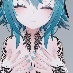 Kurai Tattoos 入れ墨 *テクスチャ* モデル「竜胆」/HD 缩略图 7