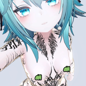 Kurai Tattoos 入れ墨 *テクスチャ* モデル「竜胆」/HD 缩略图 3