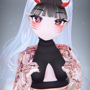 Akuma Rindo 悪魔 テクスチャ「竜胆」HD 缩略图 2