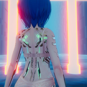 Gold Cyberpunk Imeris  テクスチャ 金「イメリス」HD 缩略图 3