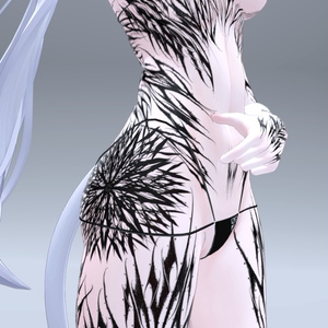 Sio Gothic tattoos 入れ墨 *テクスチャ* モデル「しお」/HD 缩略图 8