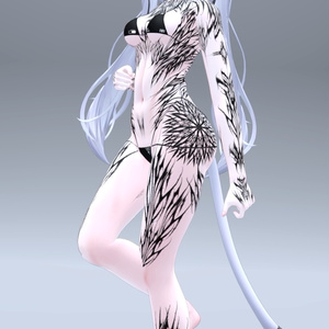 Sio Gothic tattoos 入れ墨 *テクスチャ* モデル「しお」/HD 缩略图 3