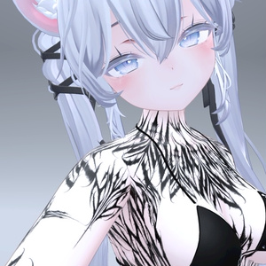 Sio Gothic tattoos 入れ墨 *テクスチャ* モデル「しお」/HD 缩略图 2