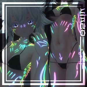👽☢️ Rave Sio Rave Marks Texture Tattoo *Texture*👽☢️