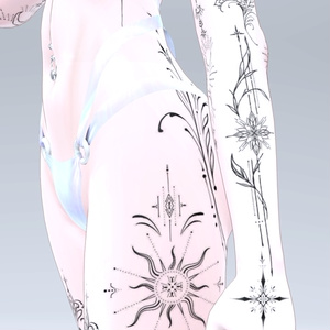 Sio Mystic Tattoos 入れ墨 *テクスチャ* モデル「しお」/HD 缩略图 3