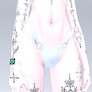 Sio Mystic Tattoos 入れ墨 *テクスチャ* モデル「しお」/HD 缩略图 9