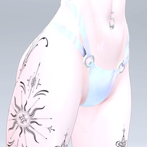 Sio Mystic Tattoos 入れ墨 *テクスチャ* モデル「しお」/HD 缩略图 13