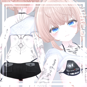 Manuka Mystic tattoos 入れ墨 *テクスチャ* モデル「マヌカ」/HD