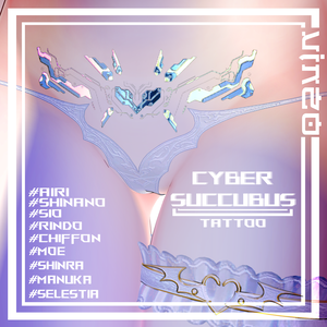 𓆩♡𓆪 Cyber Succubus Tattoo 𓆩♡𓆪 HD 4k 
