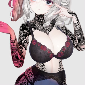 【Milltina Oni Tattoos ショコラ】4k Tattoos 缩略图 6