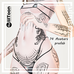 【Thai Tattoo】 4k Textures 入れ墨 *テクスチャ* /HD