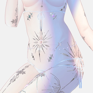 【Vanish God Tattoos】 4k Textures 入れ墨 *テクスチャ* /HD 缩略图 6
