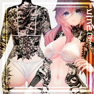 [Liloumois-Oni Tattoos] 4k Textures Irezumi *Texture* HD