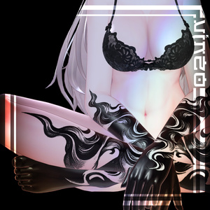 ❌Gothic Gloves-Legs Tattoo❌ 14 avatars 入れ墨 *テクスチャ* /HD 4k Textures 缩略图 6
