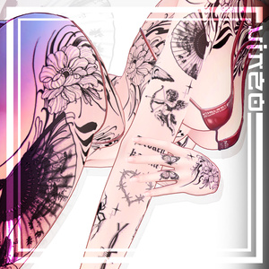 『扇子_Sensu Tattoos』 25 avatars 入れ墨 *テクスチャ* /HD 4k Textures 缩略图 5