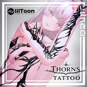 【Thorns Tattoo - 26 Avatars】 4k Textures 入れ墨 *テクスチャ* /HD