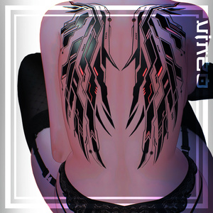 .✦ ݁˖Cyberpunk Wings - 23 Avatars.✦ ݁˖ 4k Textures 入れ墨 *テクスチャ* /HD 缩略图 3