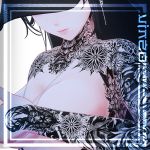 【Misaki-Oni Tattoos海咲】 4k Textures 入れ墨 - テクスチャ 缩略图 3