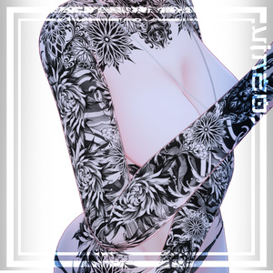 【Misaki-Oni Tattoos海咲】 4k Textures 入れ墨 - テクスチャ 缩略图 5
