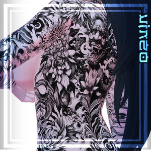 【Misaki-Oni Tattoos海咲】 4k Textures 入れ墨 - テクスチャ 缩略图 4