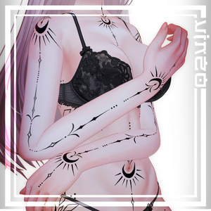 【Astro Tattoos】 25 Avatars - 4k Textures 入れ墨 *テクスチャ* /HD