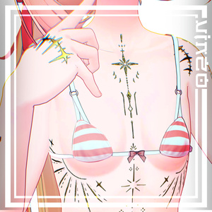 𓆩♡Venus Tattoos Chocolat,Chiffon,Lime,Plum ♡𓆪 入れ墨 *テクスチャ/4k HD 缩略图 5