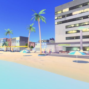 [Unity]カモメ町-南国リゾートモデルセット 缩略图 5