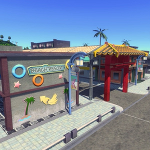 [Unity]カモメ町-南国リゾートモデルセット 缩略图 3
