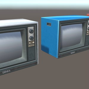 昭和レトロ】東芝14P64 ブラウン管テレビ【3Dデータ】 - teng-vr - BOOTH
