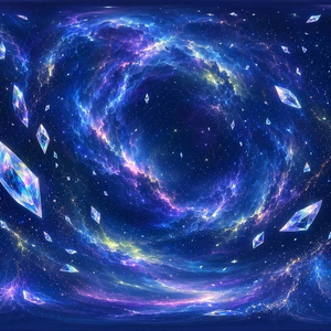 【360度天球背景】宇宙・星雲・サイバー空間 Skybox素材 32枚セット（シームレス・ゲーム開発・VR用）