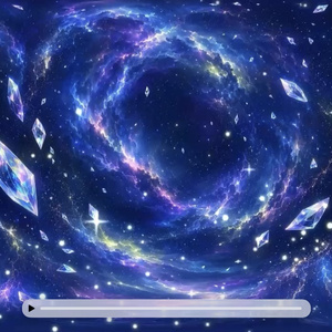 【ゲーム開発＆配信用】宇宙・サイバー空間 背景アセット豪華フルパック（360度天球背景32枚 ＋ キラキラ動く背景動画セット）