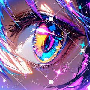 【瞳テクスチャ】ギャラクシー＆サイバーアイ（豪華5色セット）