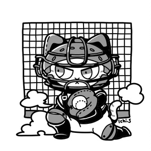 キャッチャーな猫Ｔシャツ