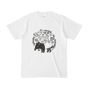 快眠な猫Ｔシャツ