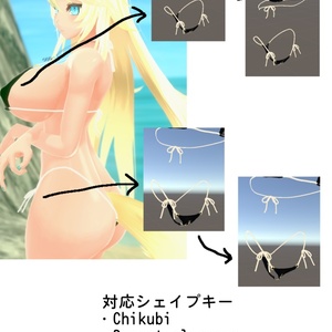 【ルエナ】用衣装3Dモデル「水着」[PB対応] 缩略图 3