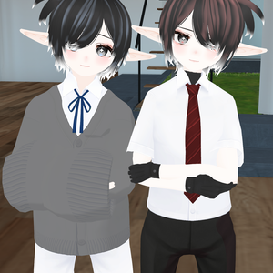 オリジナル3Dモデル「かなた」＆「かなめ」