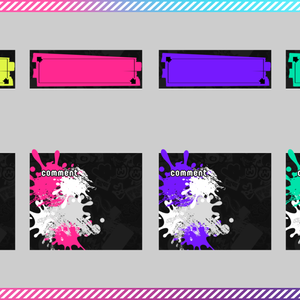 【スプラトゥーン・Splatoon3】縦型配信背景素材【Vtuber・配信者向け】