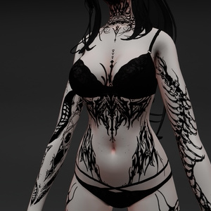 Shinra Dark Tattoos / 入れ墨  for「森羅」 缩略图 2
