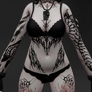 Selestia Dark Tattoos  / 入れ墨 for 「セレスティア」 缩略图 2
