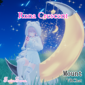 【VRChat】Runa_Crescent / (マウント, 椅子/MA対応)