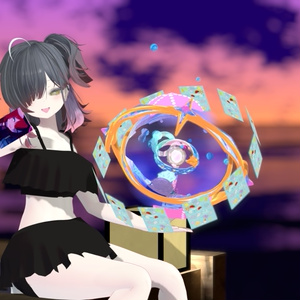 【VRChat】Runa_Astrologian🌙 / (天球儀, カードギミック/MA対応) - 風花さら🌸 - BOOTH