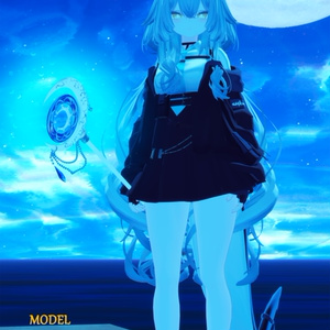 【VRChat】Runa_Vertere(ルナ・ヴェルテ)🌙 / (チャクラム，杖/MA対応) 缩略图 6