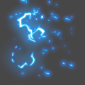 Electric body particles [(reuploaded), (valid for vrchat)]